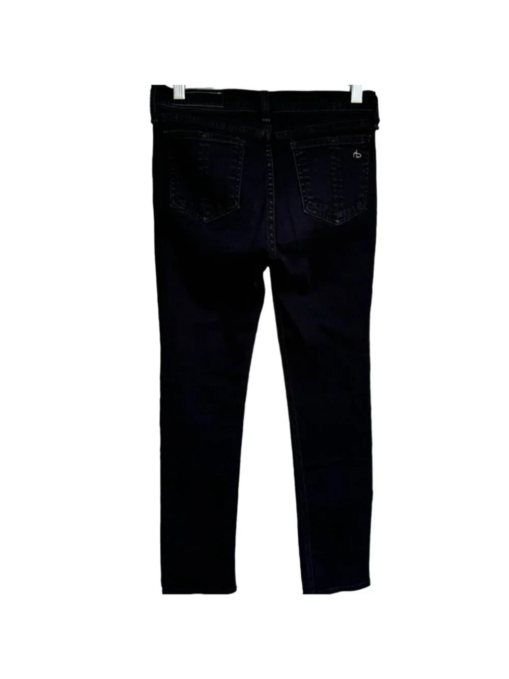Rag & Bone Women's Coal Skinny Jeans Size 26 Button Fly Cotton Denim Designer - Picture 13 of 15
